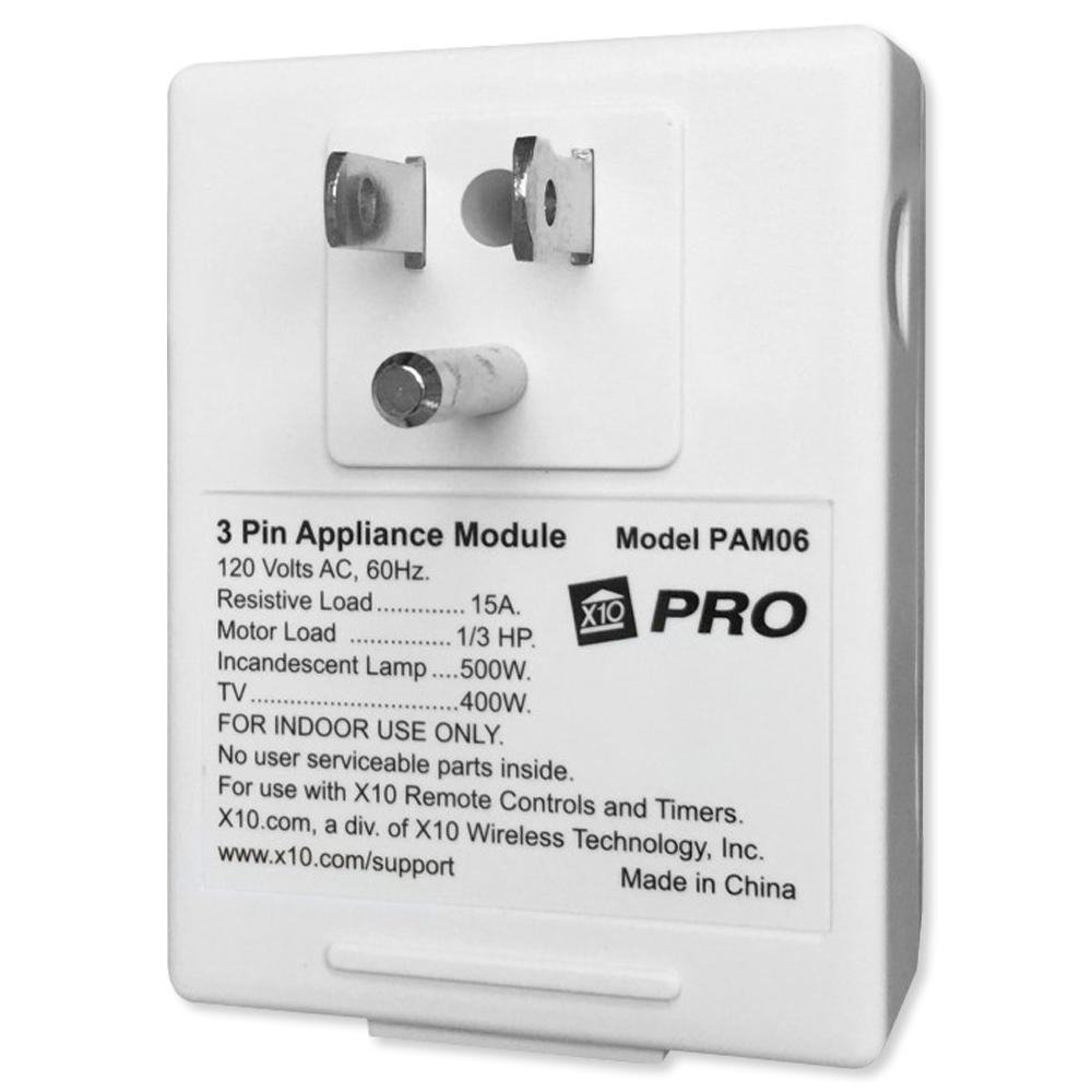 X10 Appliance Module, 3-Prong with AGC