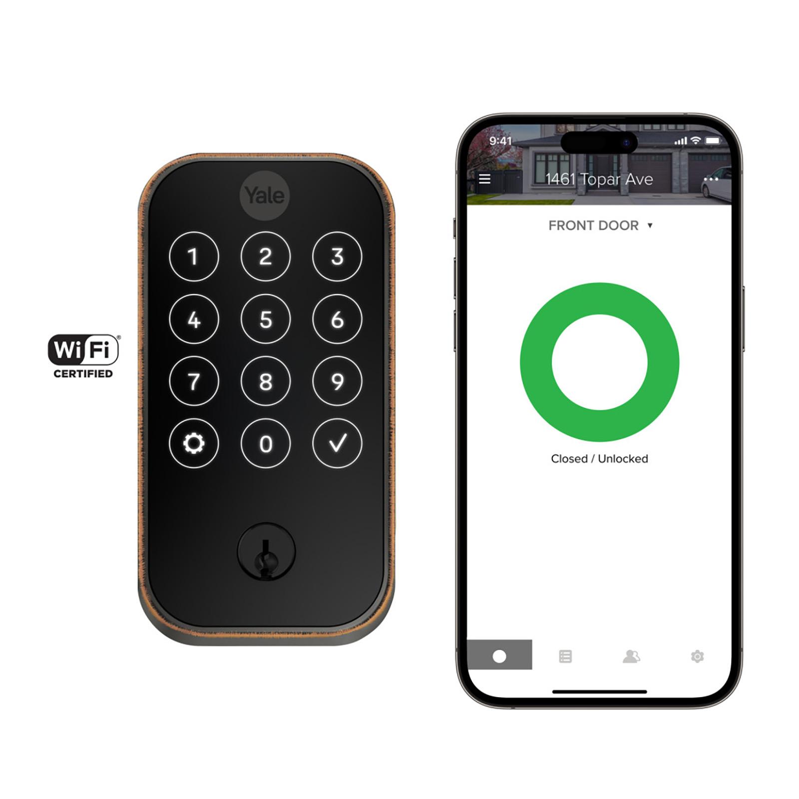 Yale Pro 2 Keyed Lock, Touchscreen with WiFi