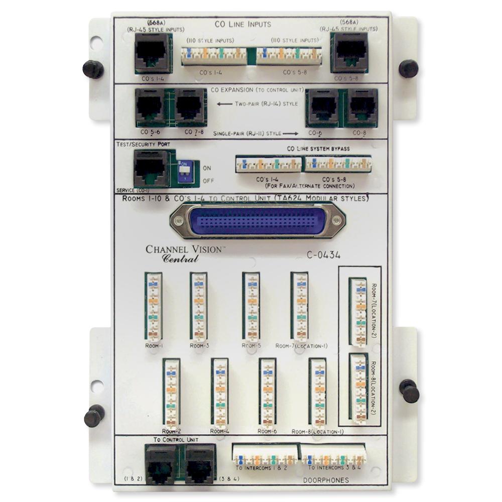 Channel Vision 8x10 KSU Phone Distribution Module