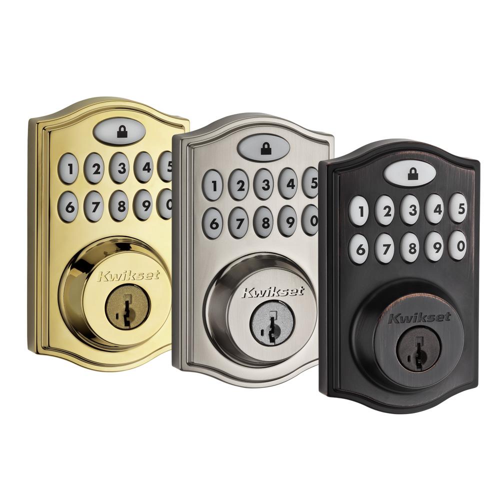 Kwikset SmartCode Deadbolt with Home Connect Technology Home Controls