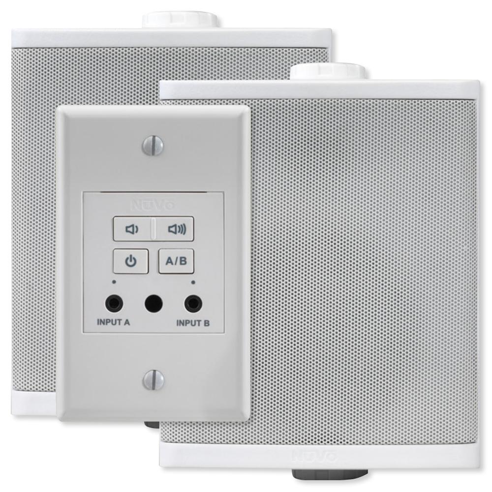 Nuvo Decora Wall Amplifier with Speakers