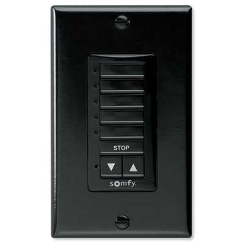 Somfy Decoflex Wirefree RTS Wall Switch, 5 Channel