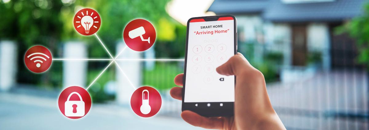 Using Smart Phone to Trigger Arriving Home Automation Scenes