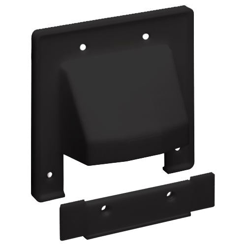 Arlington Reversible 2-Piece Cable Access Wallplate, 2-Gang
