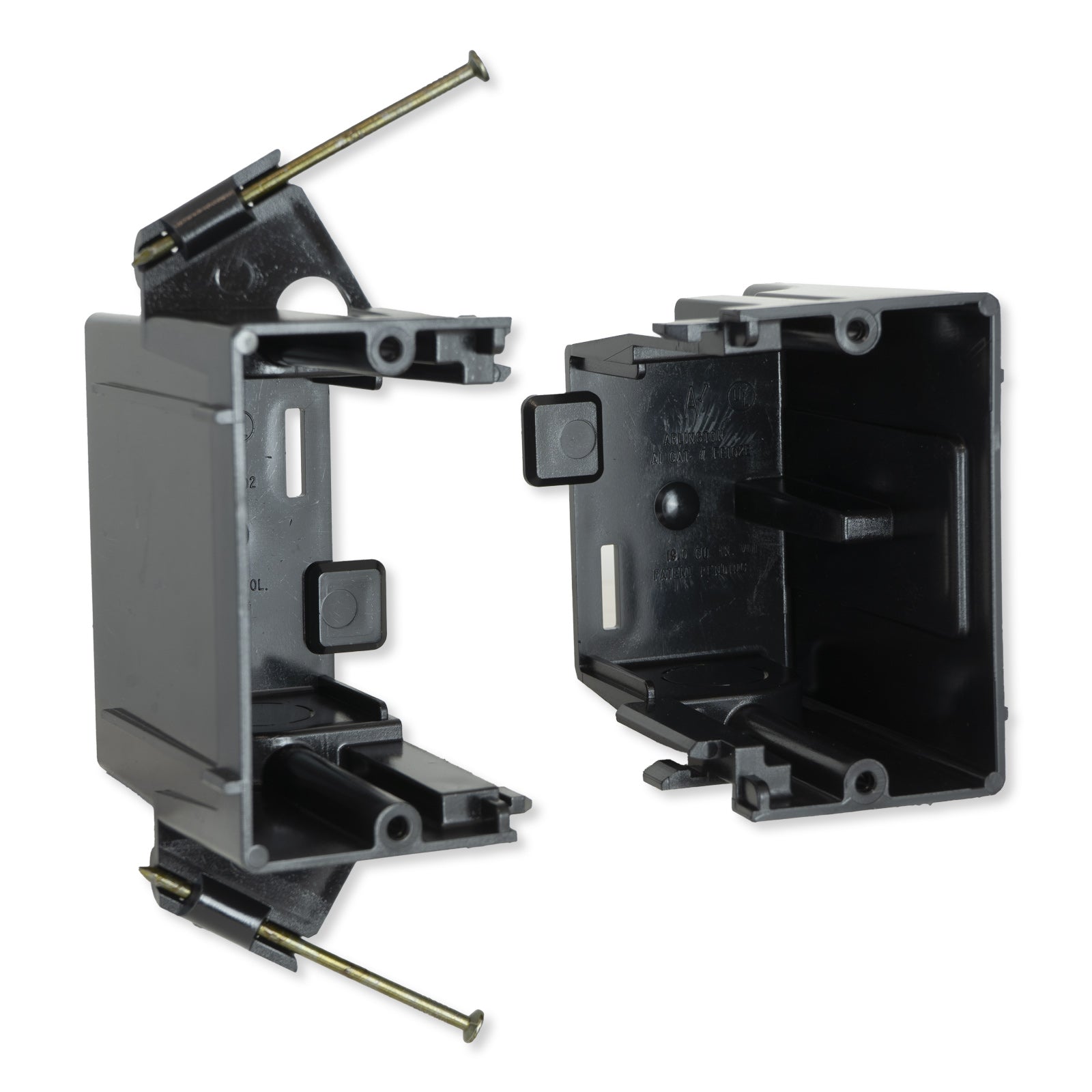 Arlington Gangable Low-Voltage Mounting Box, Nail-On