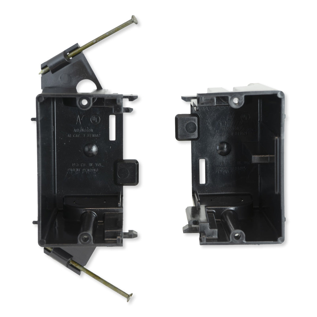 Arlington Gangable Low-Voltage Mounting Box, Nail-On