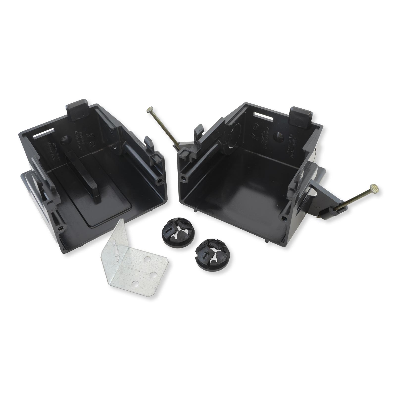 Arlington Gangable Low-Voltage Mounting Box, Nail-On