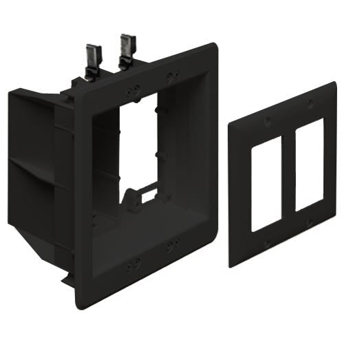 Arlington Recessed TV Box for Power & Low-Voltage, 2-Gang