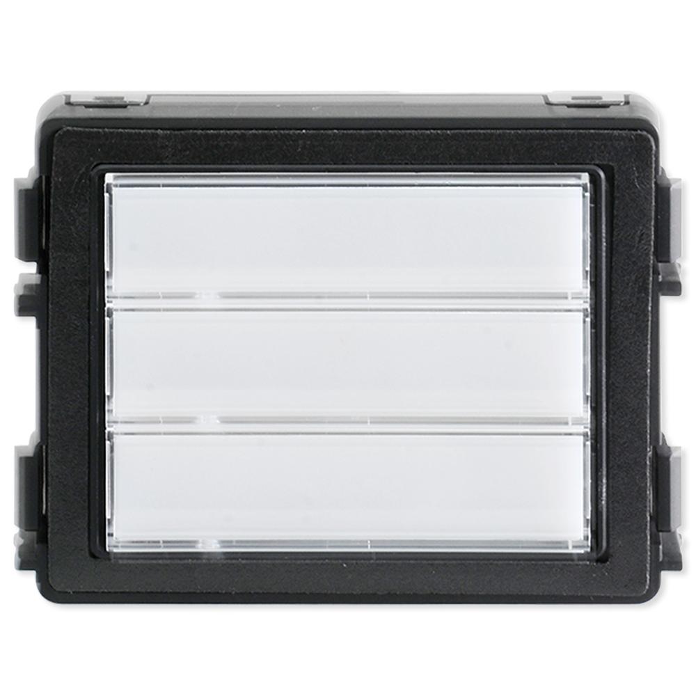 ABB-Welcome Pushbuttons Module, 3-Row Pushbutton for 3/6 Calls