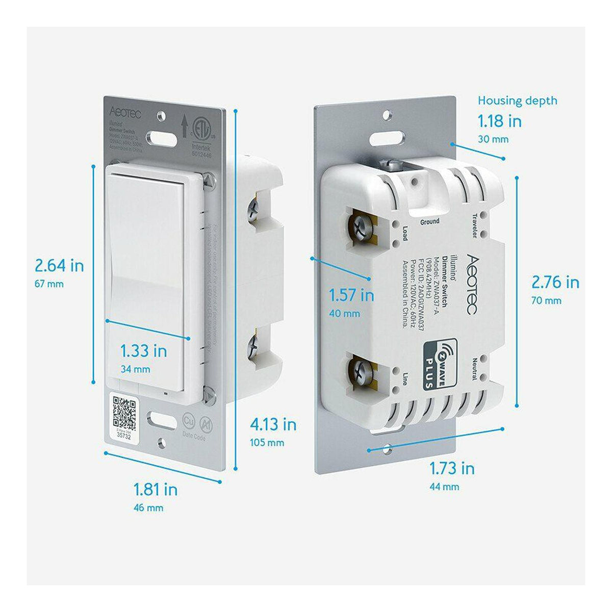 Aeotec Z-Wave illumino Dimmer Switch