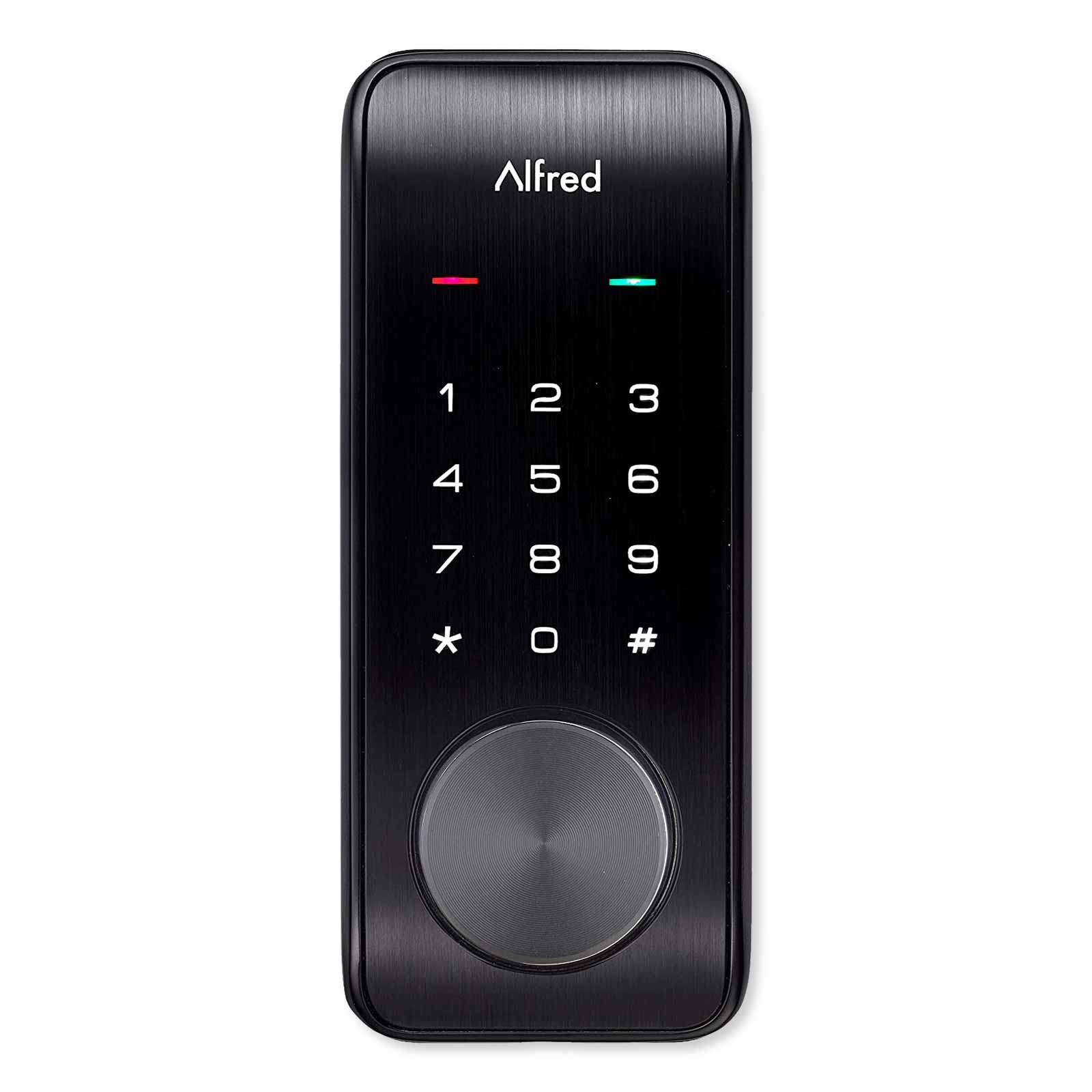 Alfred DB2 Deadbolt Smart Lock with Touchscreen, Bluetooth, with Key