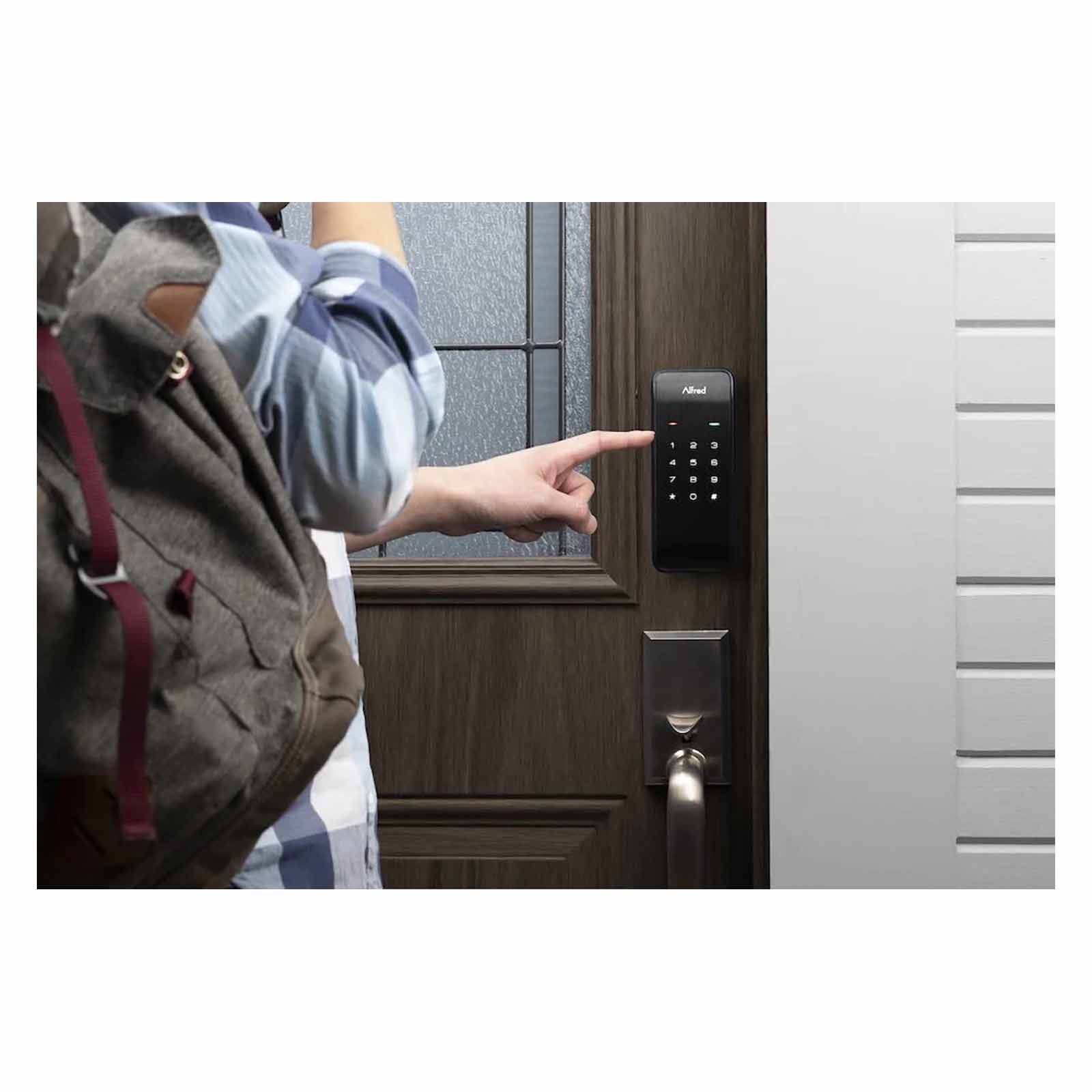 Alfred DB2 Deadbolt Smart Lock with Touchscreen, Bluetooth