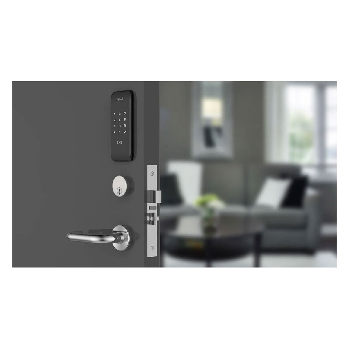 Alfred ML2 Smart Panel for Mortise Locks, Smart Panel Only