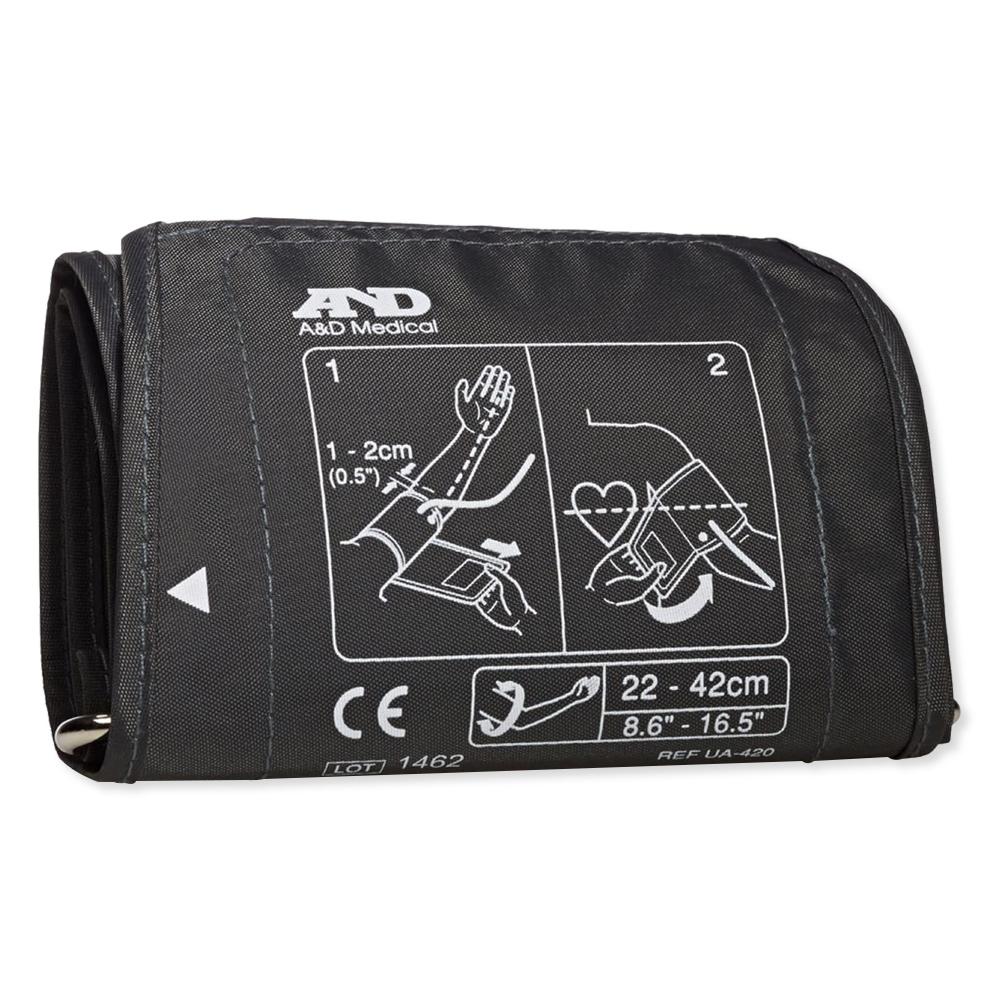 A&D Medical Replacement Blood Pressure Cuff, Wide-Range (8.6"-16.5")