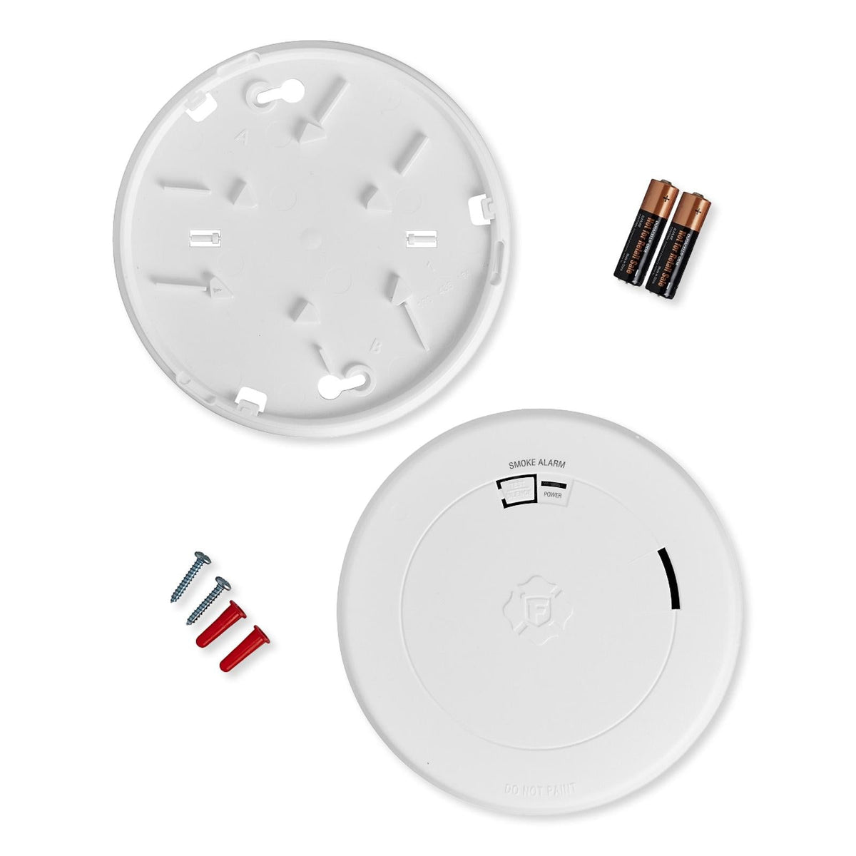 BRK Low Profile Smoke Alarm with Replaceable Battery
