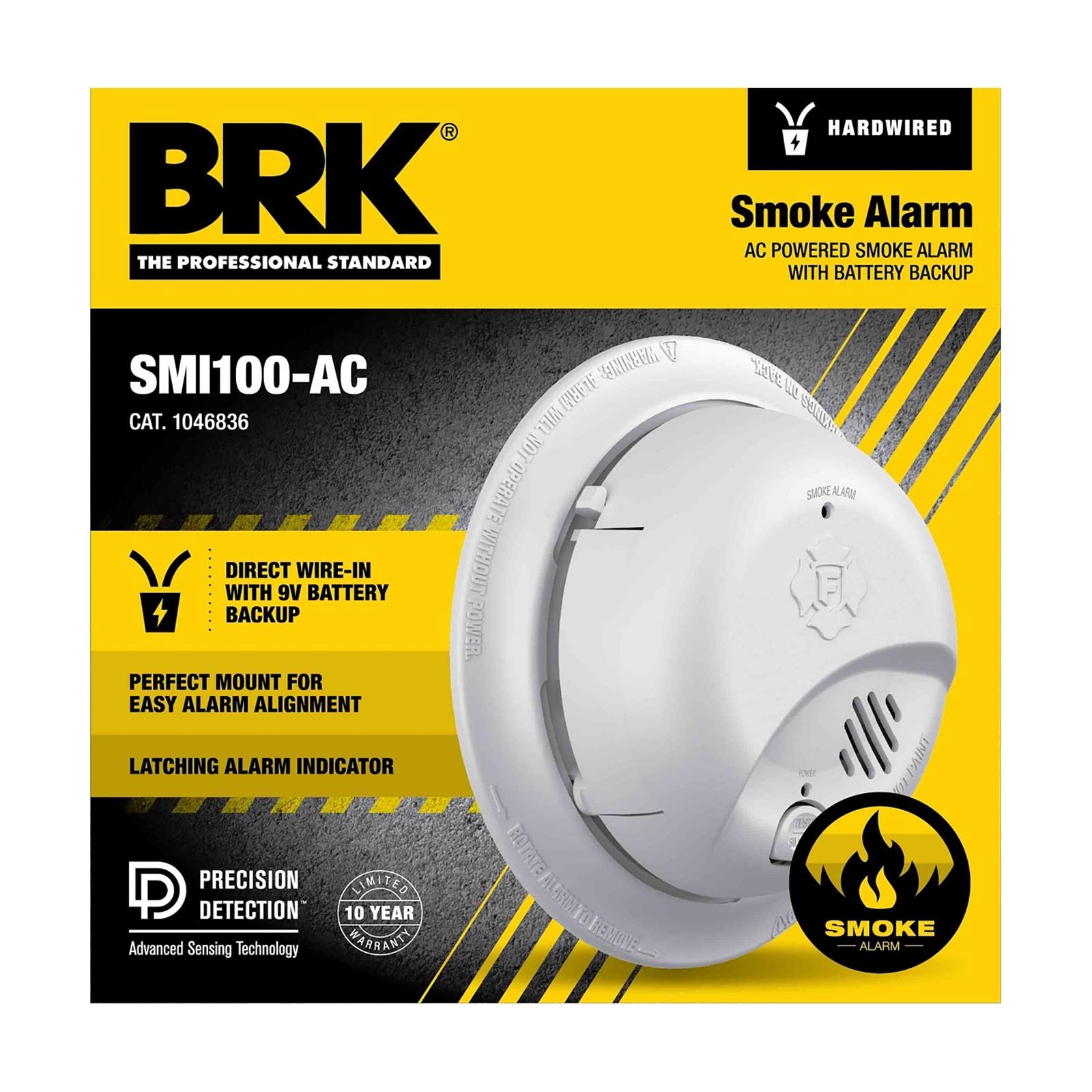 FirstAlert AC Smoke Alarm with Battery Backup