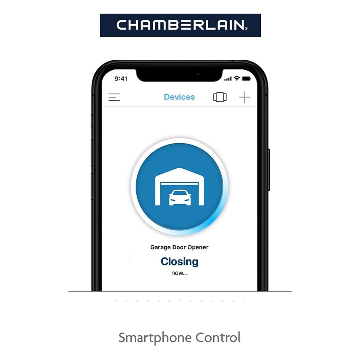Chamberlain Secure Viewâ„¢ Ultra-Quiet Wi-Fi Garage Door Opener with Battery Backup