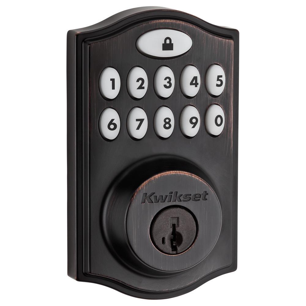 Kwikset SmartCode 914 Series Traditional Zigbee Deadbolt with Cox