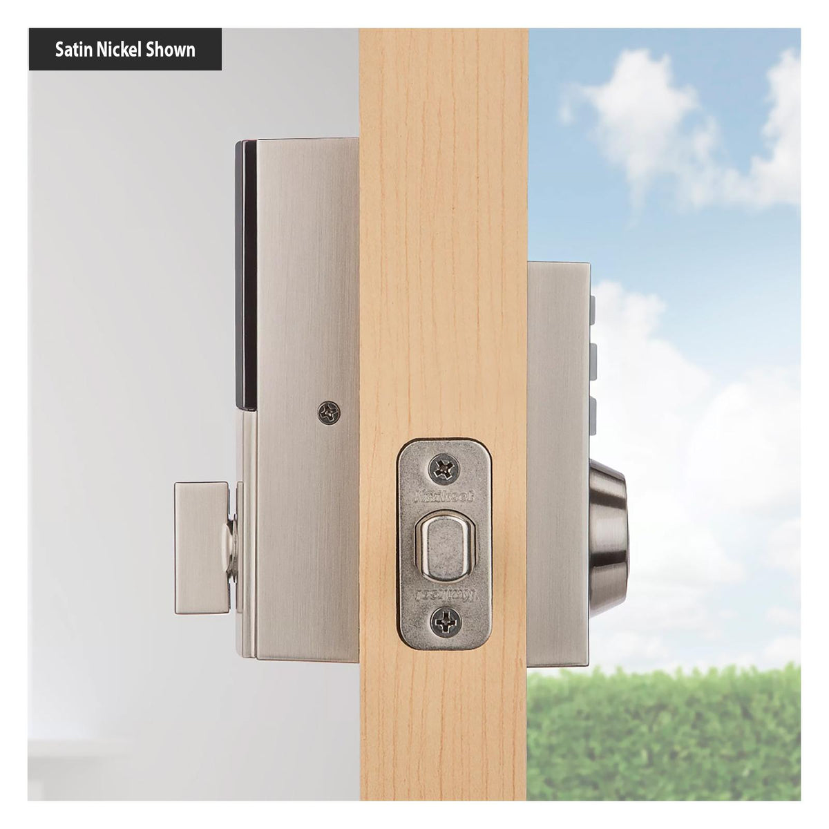 Kwikset SmartCode 914 Zigbee Contemporary Push Button Deadbolt with Cox