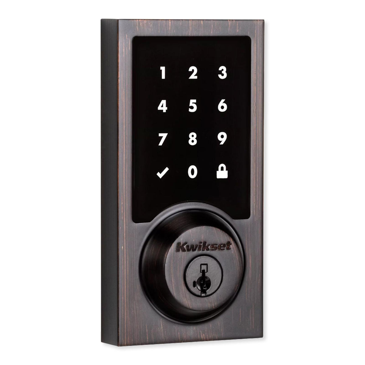 Kwikset SmartCode 916 Zigbee Contemporary Touchscreen Deadbolt with Cox