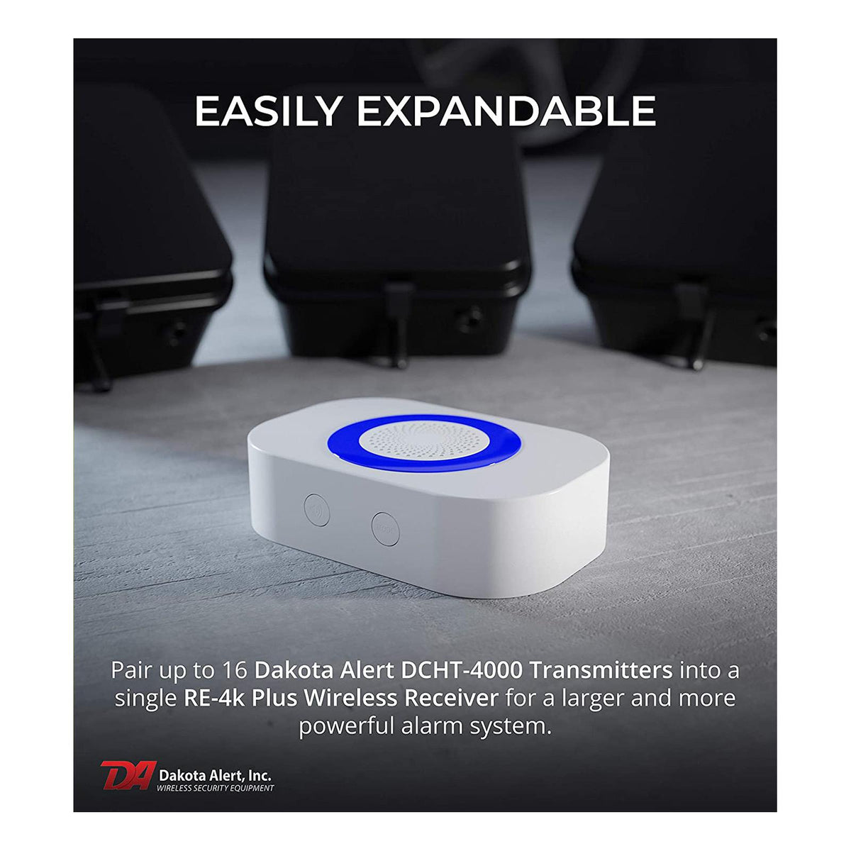 Dakota Alert Solar Break Beam Transmitter with RE-4K Receiver
