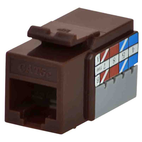 DataComm Cat5e Keystone Snap-In Connector