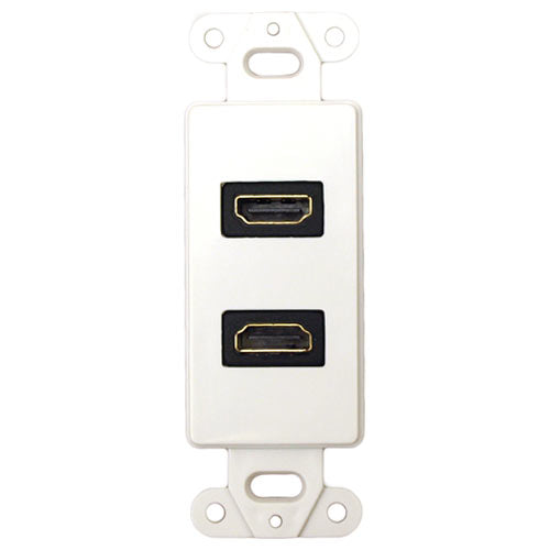DataComm Dual HDMI Wallplate (90 Degree Connector)