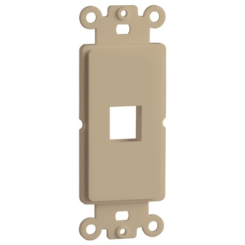 DataComm Keystone Decorator Strap, 1-Port