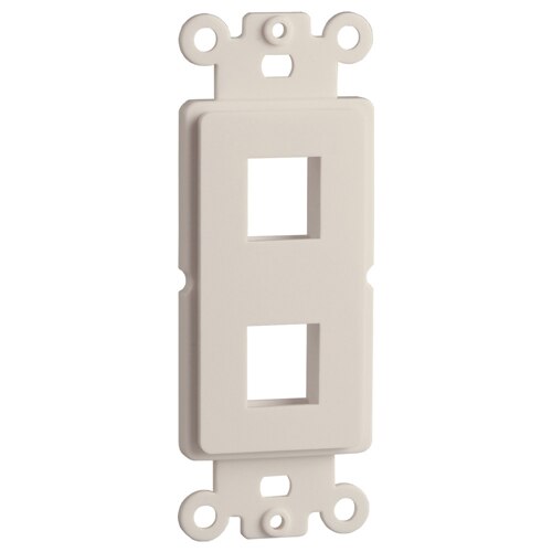 DataComm Keystone Decorator Strap, 2-Port