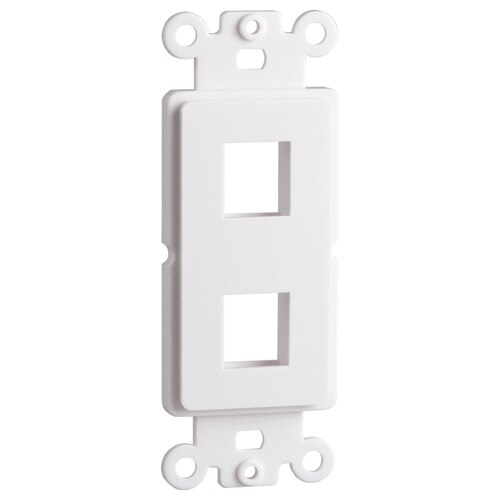 DataComm Keystone Decorator Strap, 2-Port