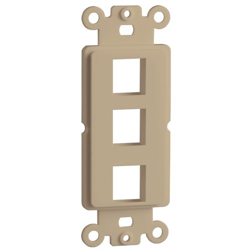 DataComm Keystone Decorator Strap, 3-Port