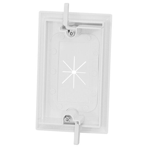 DataComm Cable Access Wallplate with Flexible Opening, 1-Gang