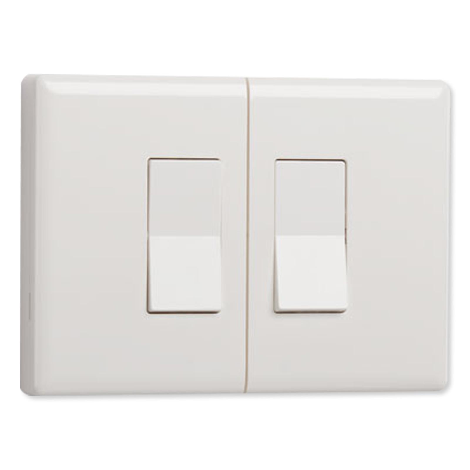 Ecolink Z-Wave Plus Smart On/Off Light Switch, Dual Rocker, Gen5