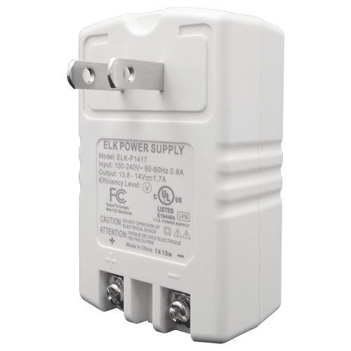 ELK Plug-in Power Supply, 14VDC, 1.7A