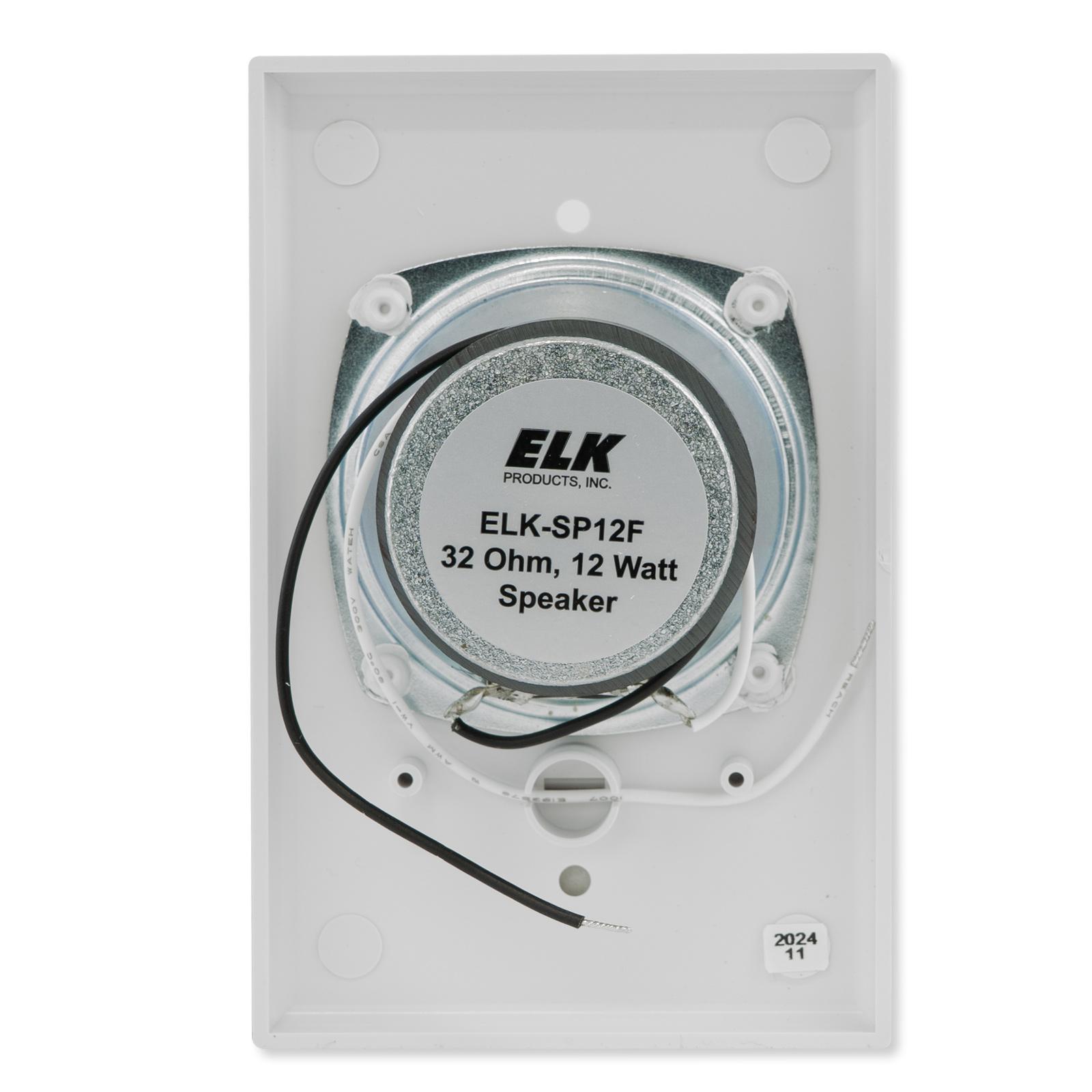 Elk Flush-Mount Interior Speaker, 32 Ohms, 12W