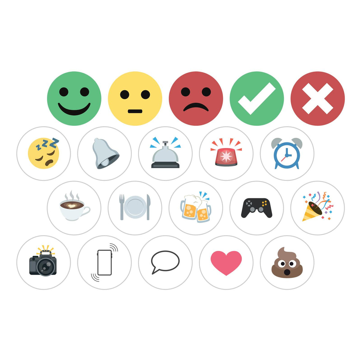 Flic 2 Smart Button Sticker Sheets