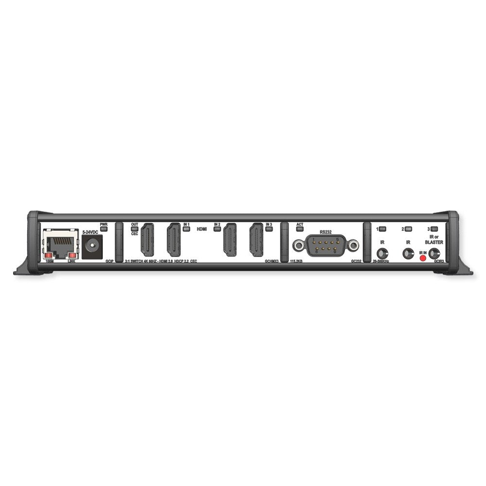 Global Cache Global Connect, GC5 w/ HDMI Switch, Serial, IR Port