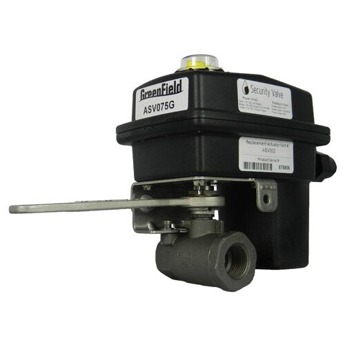 Greenfield Automatic Security Valve Kit, Gas Rated