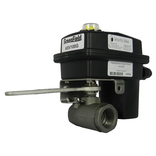 Greenfield Automatic Security Valve Kit, Gas Rated