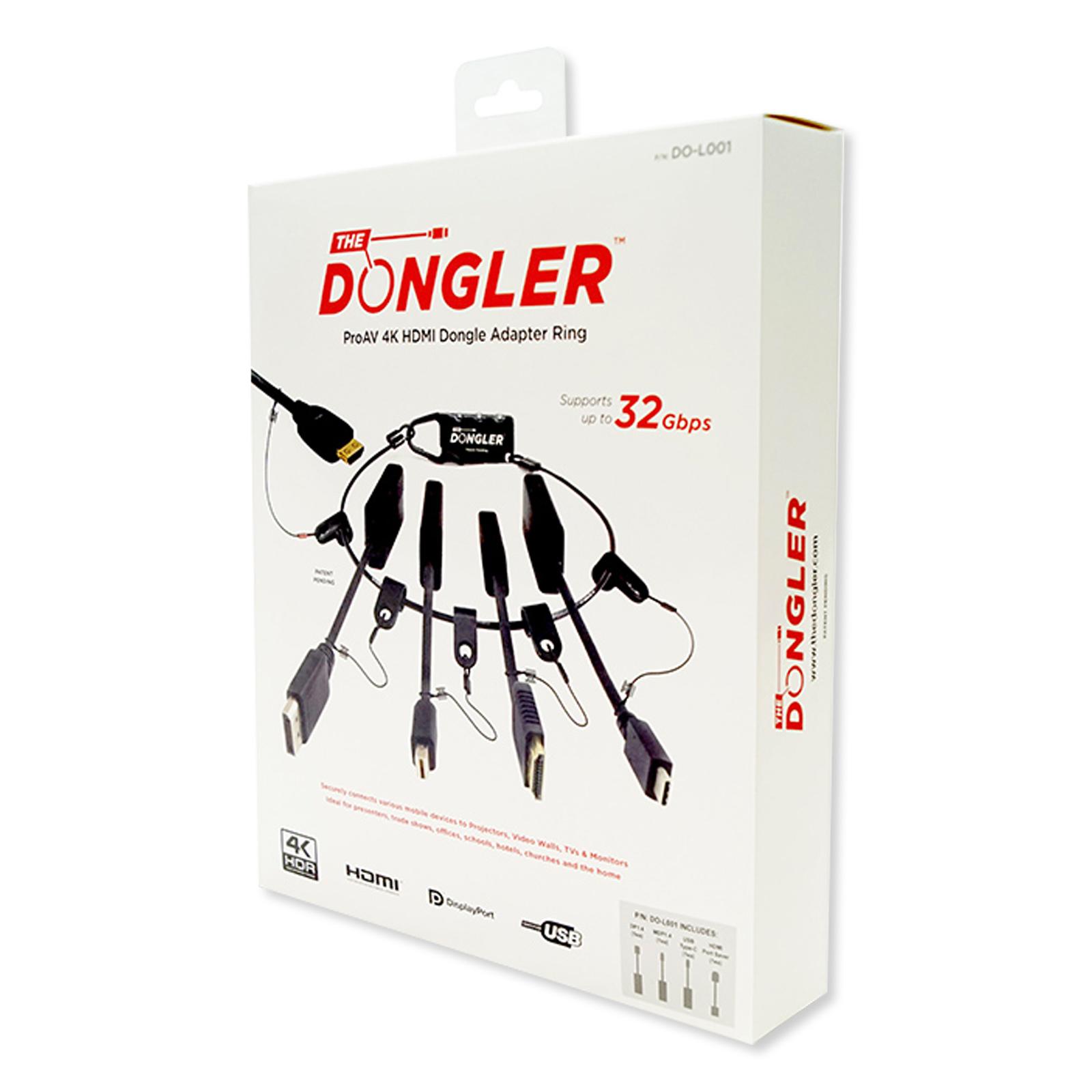 The Dongler Loaded ProAV 4K HDMI Dongle Adaptor Ring