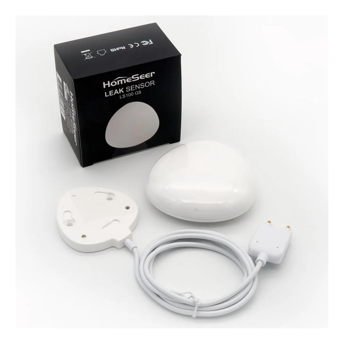 HomeSeer LS100 G8 Z-Wave Plus Long Range Water Leak Sensor