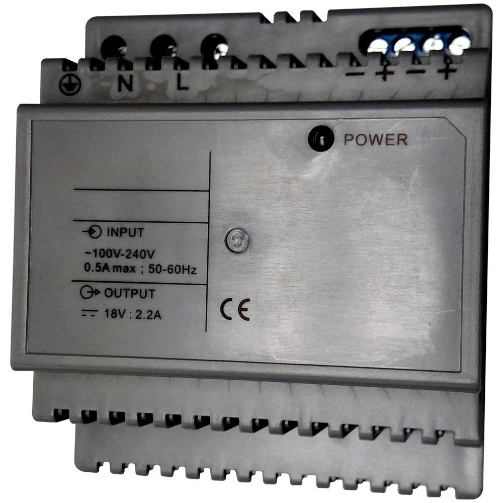 IST Video Door Remote Power Supply, 18V, 2.2A
