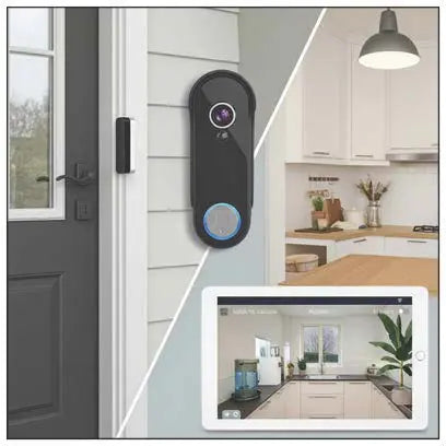 IST801 Kit with Wireless Front Door Camera and Color Monitor