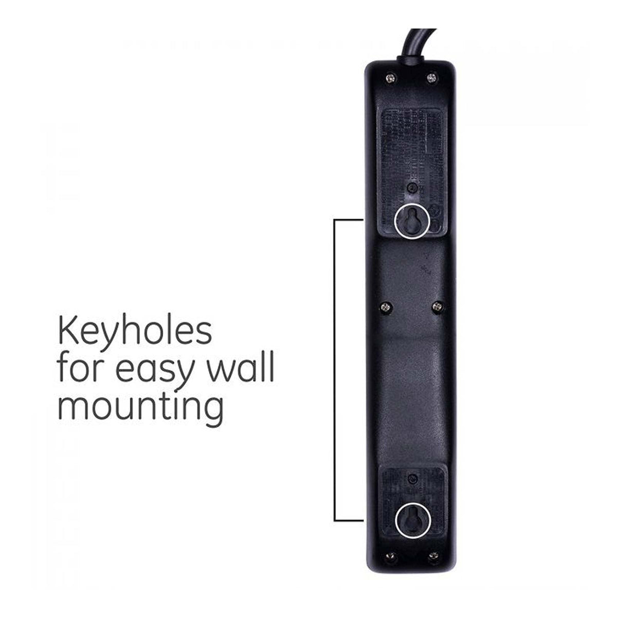 GE 6-Outlet Power Strip, 6'