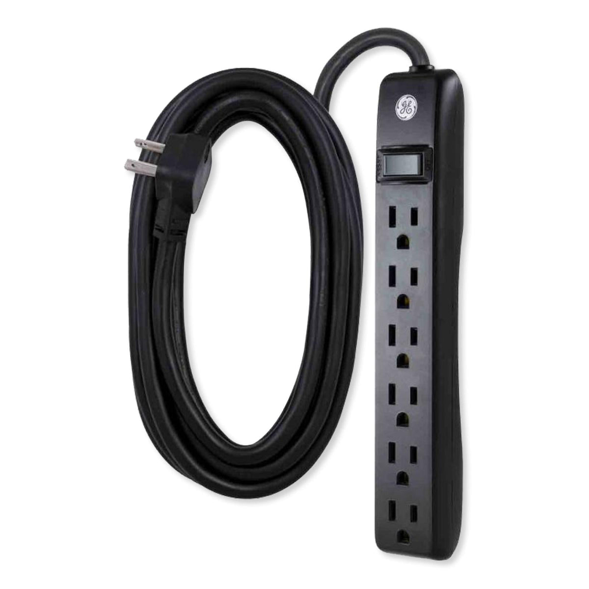 GE 6-Outlet Surge Protector, 12'