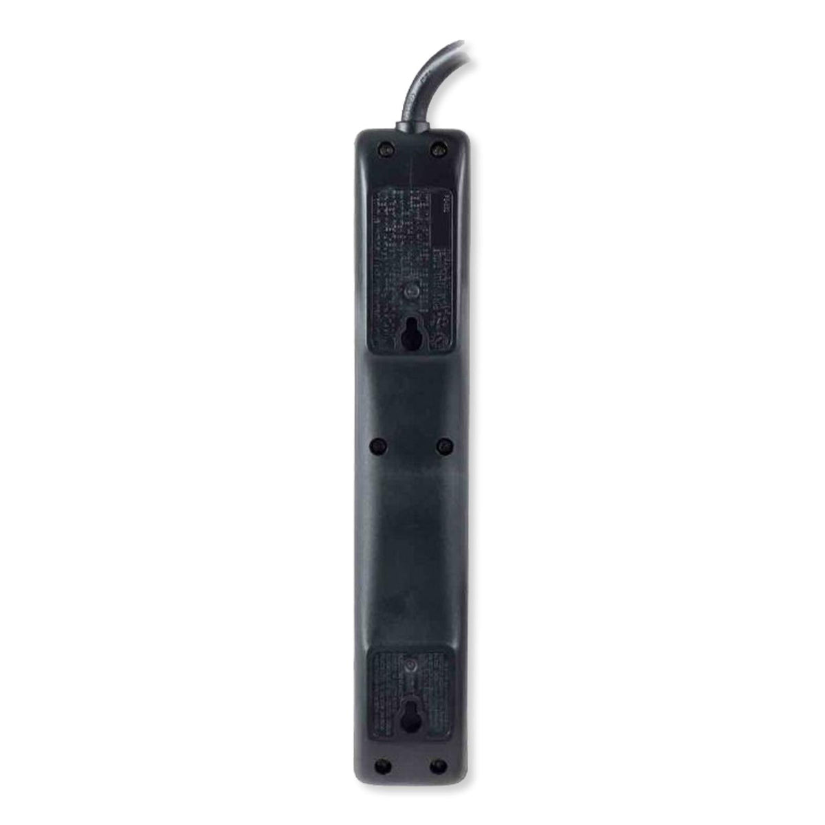 GE 6-Outlet 12ft. Power Strip, Black