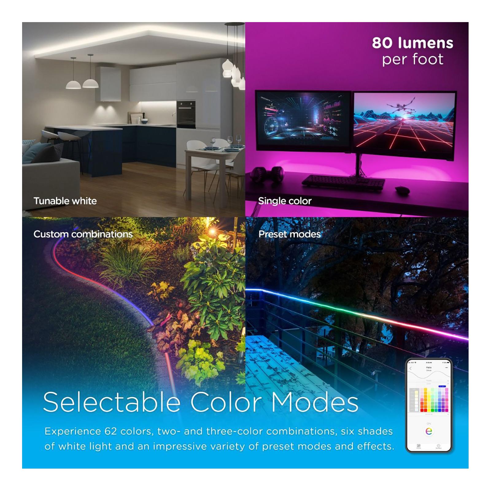 Enbrighten WiFi Seasons Color Changing LED Flex Light