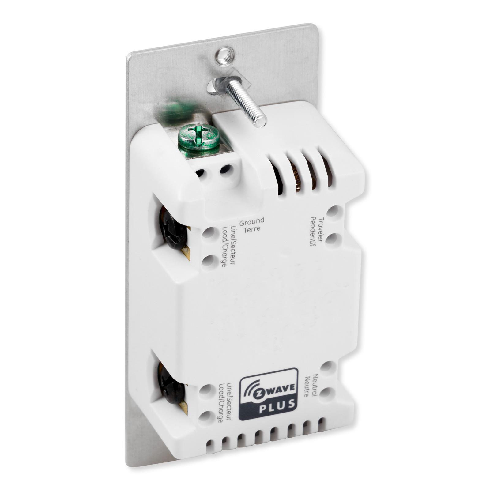 JascoPro Series Z-Wave Plus In-Wall Smart Dimmer, Paddle, 700 Series