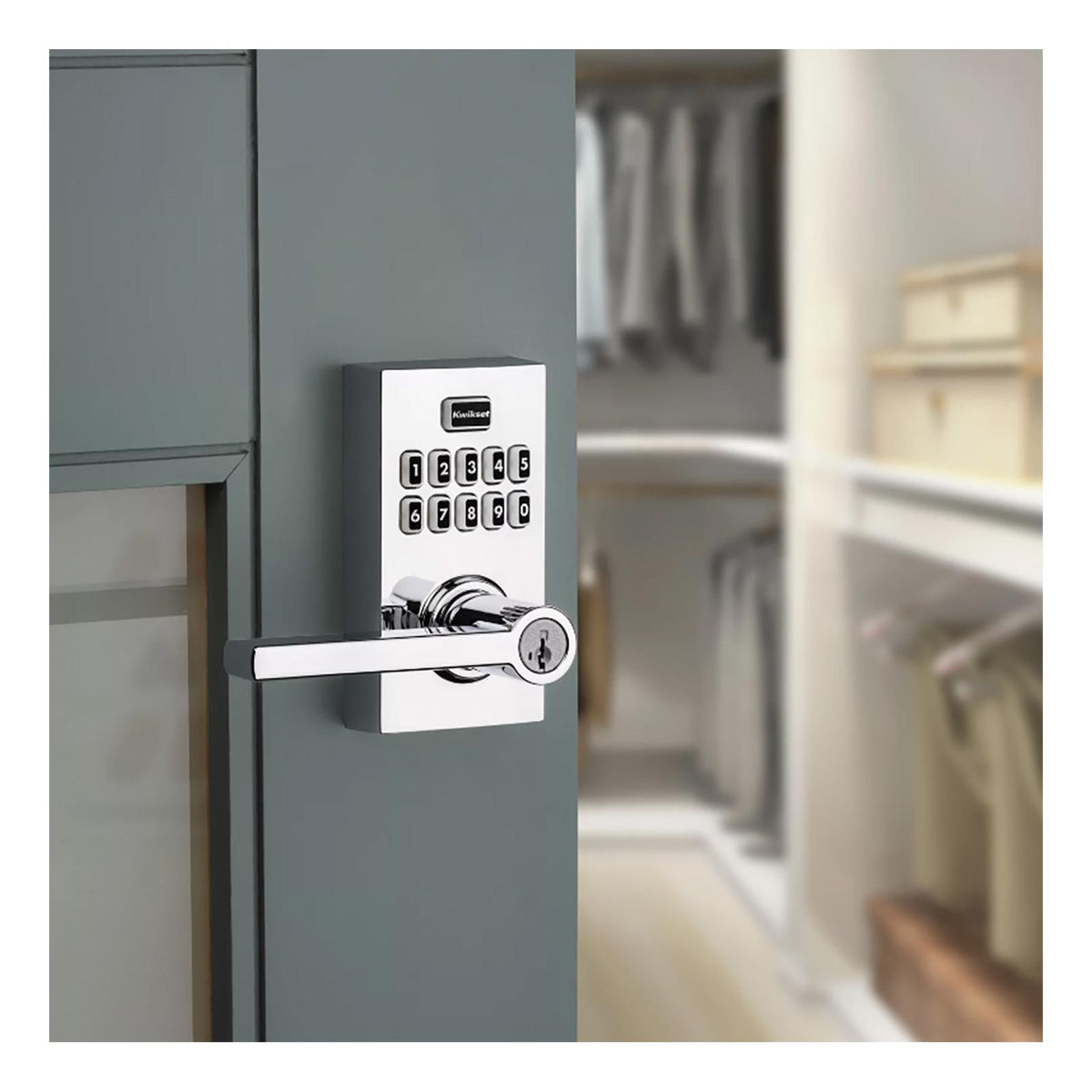 Kwikset 917 SmartCode Electronic Halifax Lever