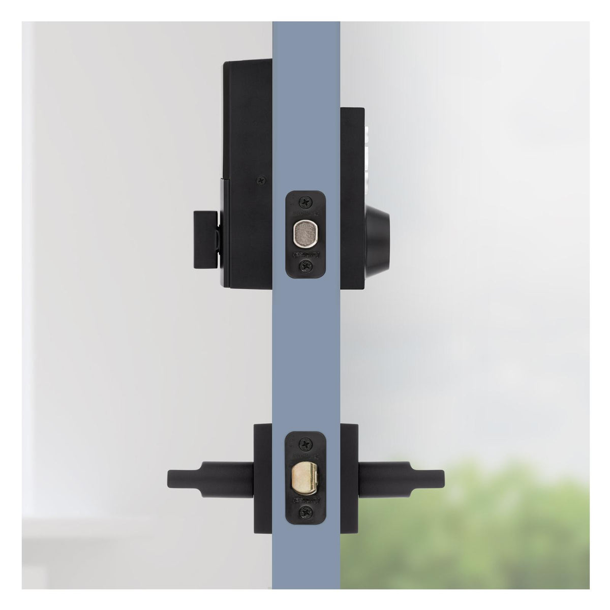 Kwikset Home Connect 620 Smart Lock, Z-Wave 700 Long Range, Contemporary with Deadbolt